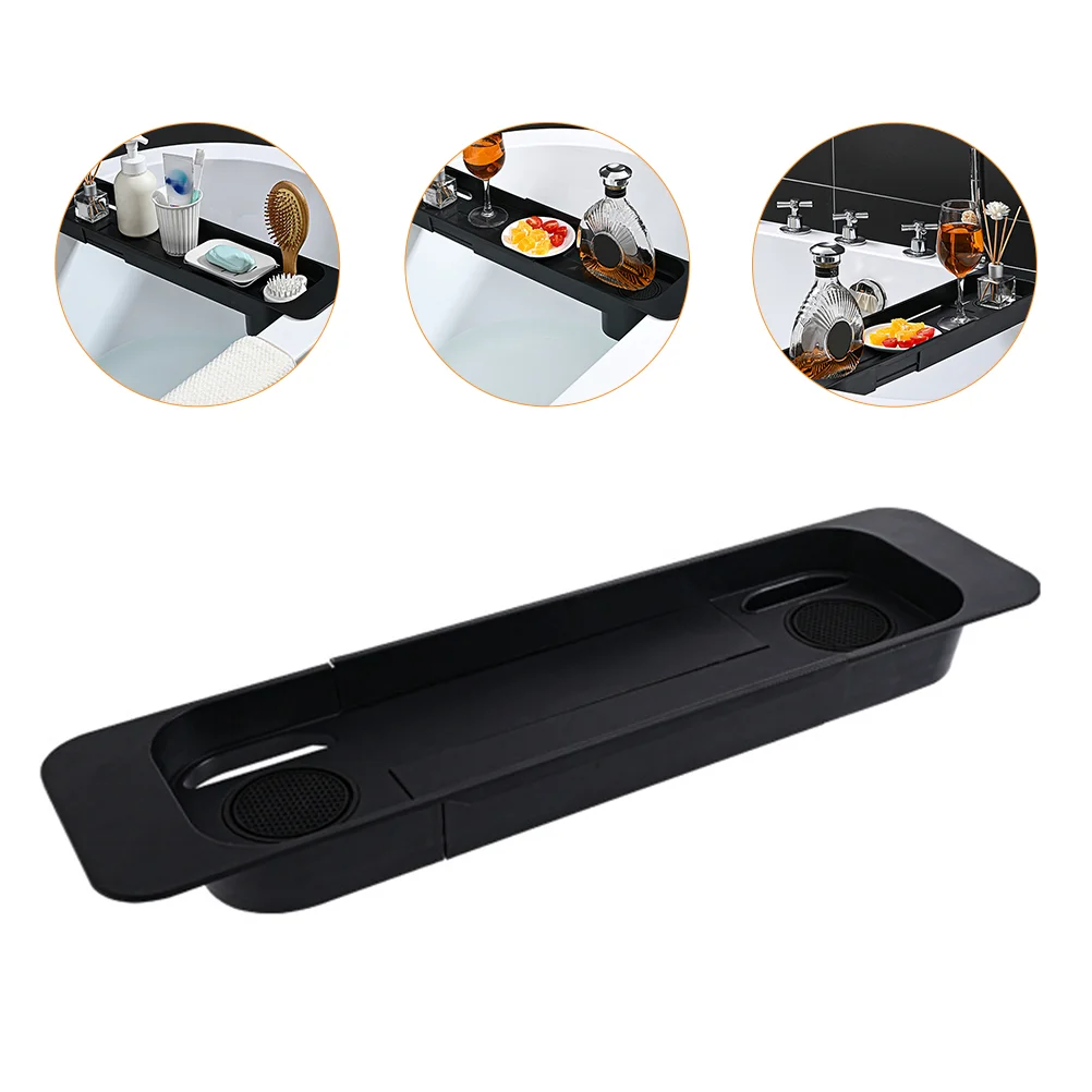 

Bath Bathtub Tray Rack Bathroom Holder Shelf Tubsoap Extending Extendable Tablet Reading Over Book The Desk Table Metal