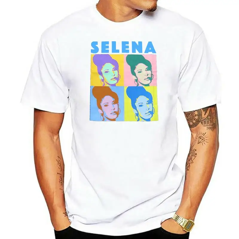 Selena Quintanilla-Perez спортивная футболка из эластичного хлопка черная Gomez новая мужская