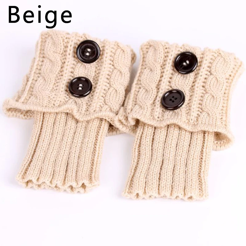 

Leg Women Warm Solid Gaiters Boot Warmers Cover Crochet Warmers Leg Color Keep Socks Boot Boot Toppers