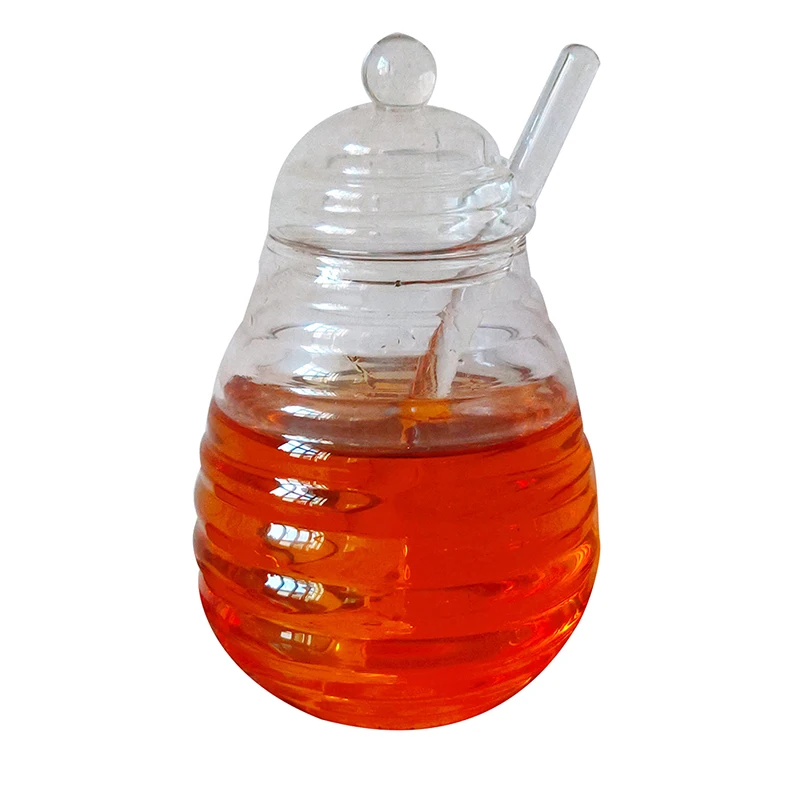 1 шт. стеклянный контейнер для меда с крышкой |