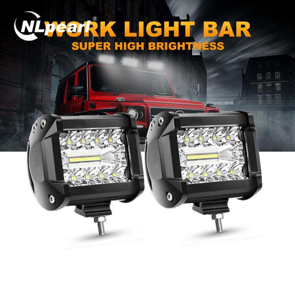 Фонари для внедорожников NLpear, 12 В, 24 В, для грузовиков, внедорожников, 4x4