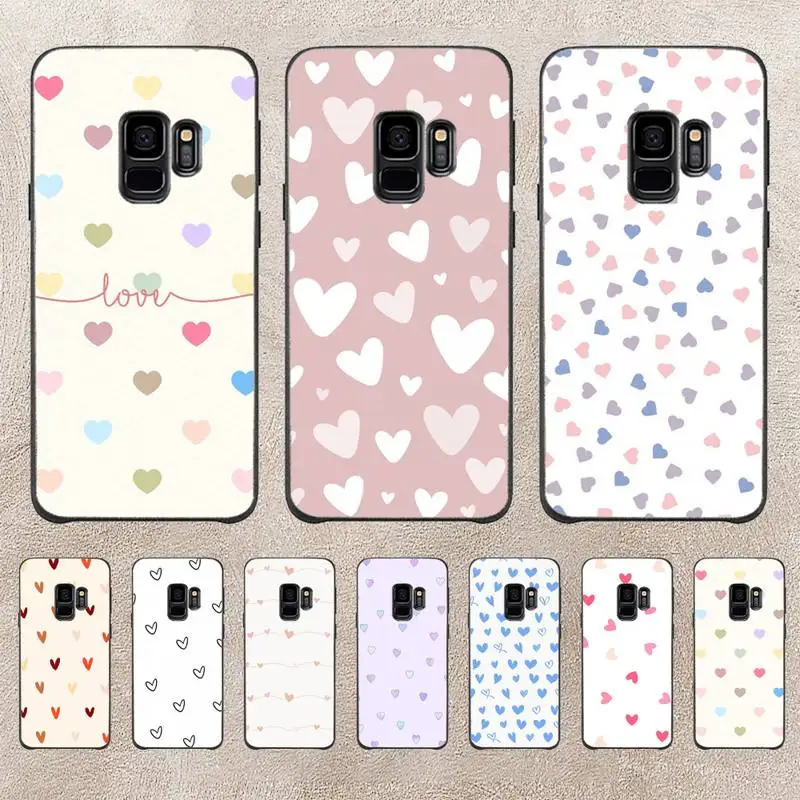 

Cute Cartoon Love Heart Phone Case For Samsung Galaxy A51 A50 A71 A21s A71 A41 A70 A30 A22 A02s A53 A72 A73 5G Cover