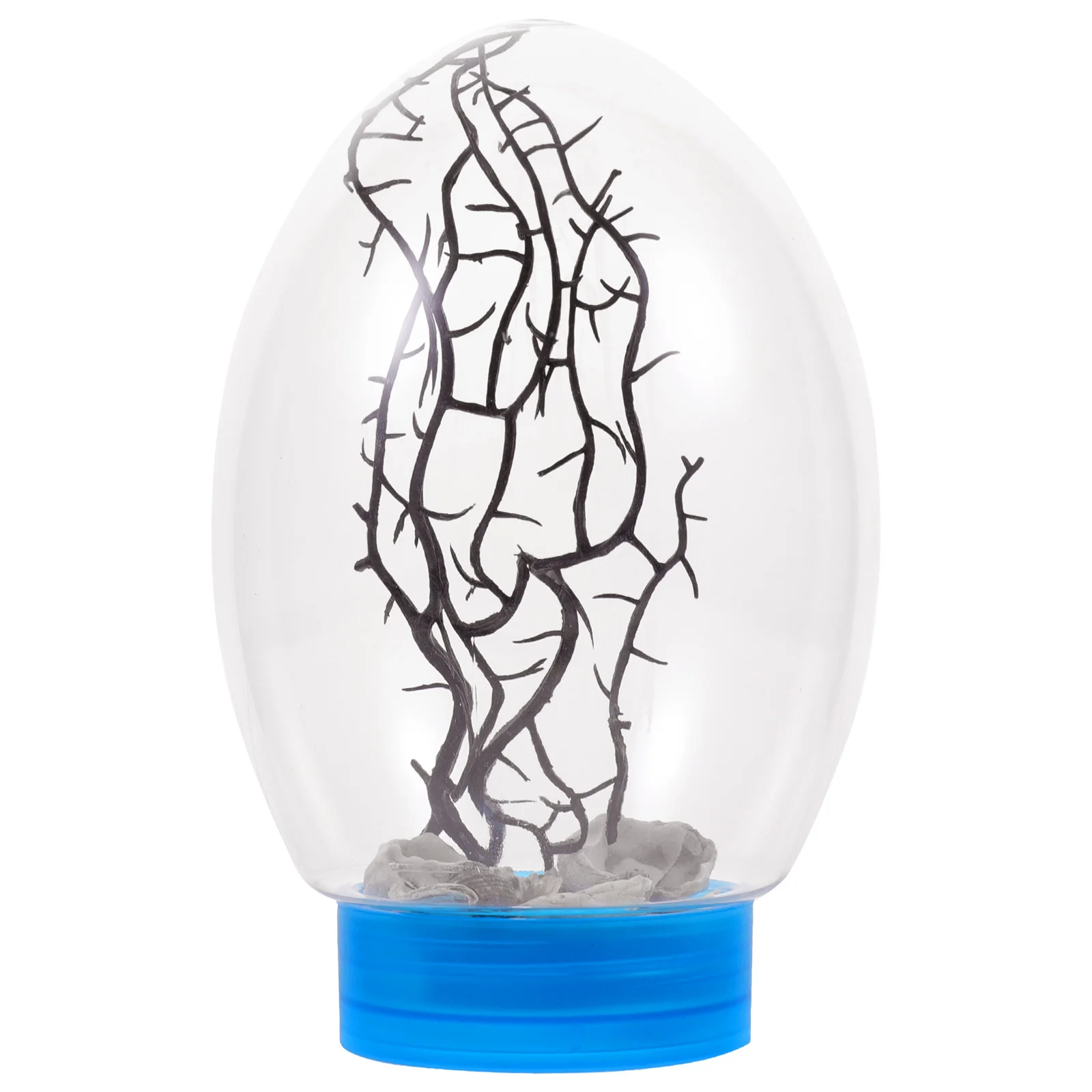 

Fish Tank LED Light Closed Spherical Aquatic Ecosystem Aquarium Small Revolving Base Beta Clear Plastic Desktop