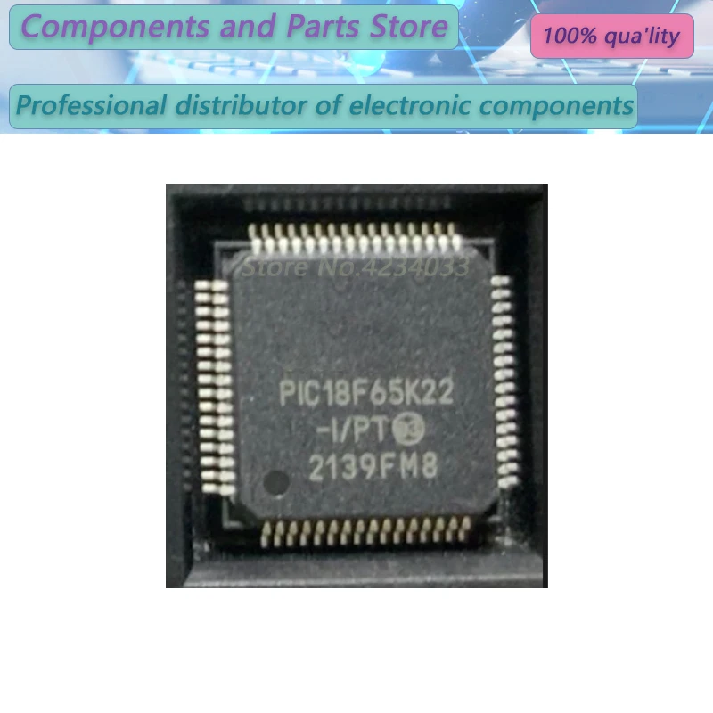 

1 шт PIC18F4523-I/PT PIC18F4523-I PIC18F TQFP44 NEW100 % PIC 18F4523-I