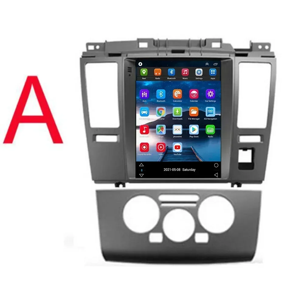 Автомобильный радиоприемник Tesla Style Android 13 для Nissan Tiida C11 автомобильный DVD-плеер