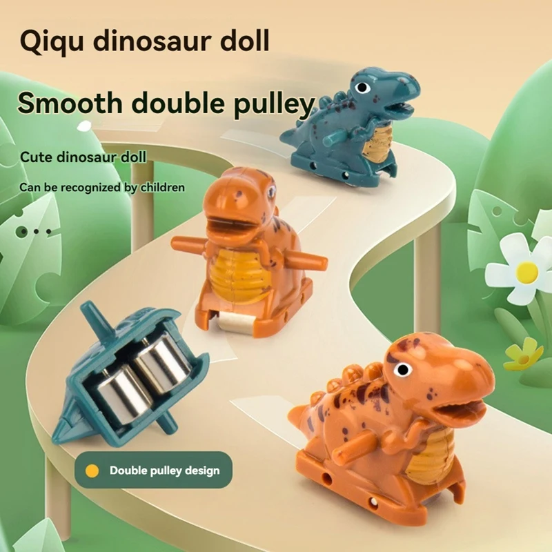 Динамический вращающийся динозавр приключенческая горка скалолазание по