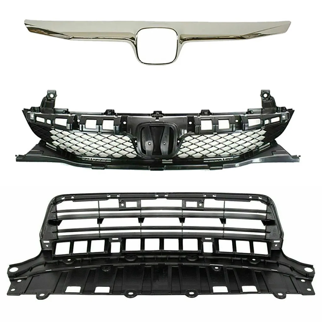 Для моделей Honda Civic 2009-2011 годов выпуска, верхние и нижние решетки радиатора и хромированная отделка OE 71121-SNA-A50, 71103-SNA-A50, 71122-SNA-A50 (art.: 3920dad83f5b2) - 3920dad83f5b2