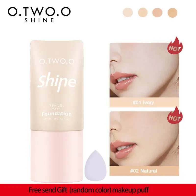 

O.TWO.O Matte Liquid Foundation Cream For Face Full Coverage Concealer Lightweight Long-lasting Makeup Foundation Cosmetics