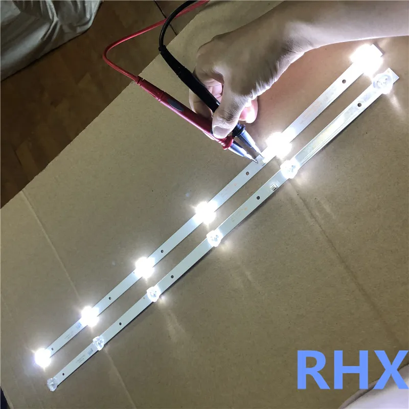 

для новой светодиодной подсветки CC 023200562 V08 320L(320E9) 2X6 6S1P 1210 алюминиевая панель подсветки ЖК-телевизора 100% новый 560 мм 6 В 6 светодиодов