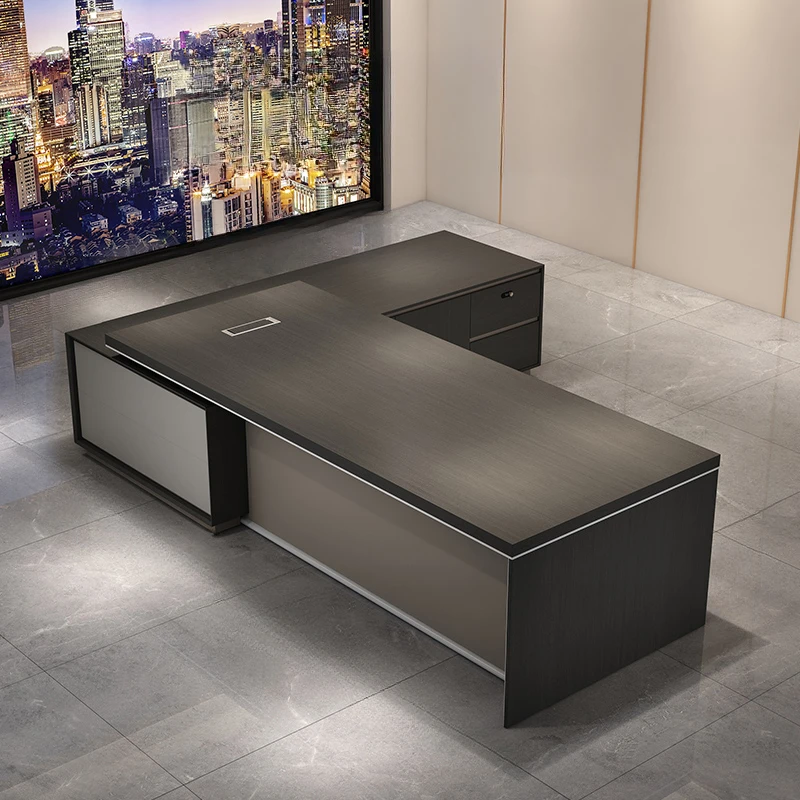 Роскошная современная офисная Рабочая станция настольный компьютер L-образной