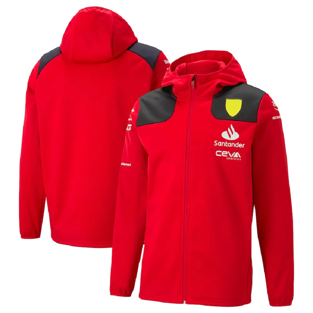

Scuderia F1 2023 Team Carlos Sainz T-shirt Jacket CHARLES LECLERC Jacket Formula One Racing Suit Men's Fan Windproof Jack Plus S