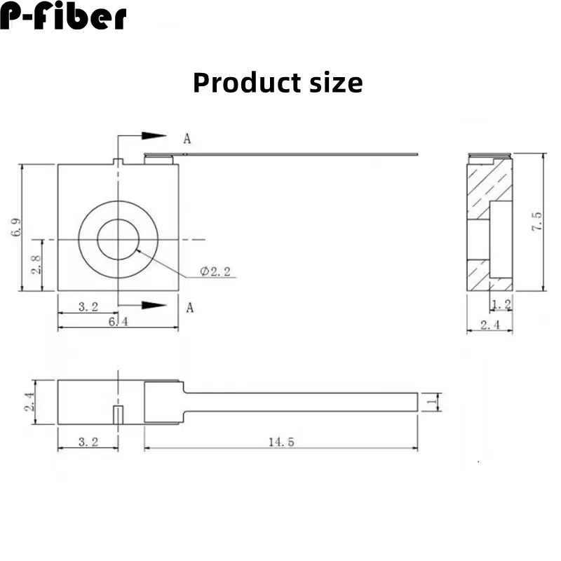 980NM 2000 МВт Инфракрасный лазерный диод Высокая мощность Свет ночного видения
