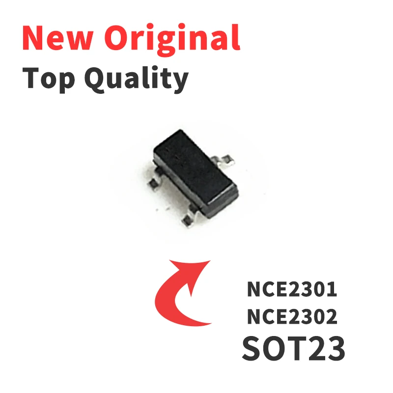 

20 шт., NCE2301, NCE2302 SMD SOT-23 посылка P-channel MOS, Электронная микросхема, абсолютно новый оригинальный