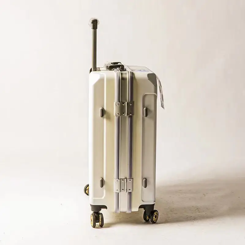 Suitcase Aircraft Hand Luggage Station Wagon PC Rigid Four Wheel New Aluminum Frame Trolley Case 2022 New Case