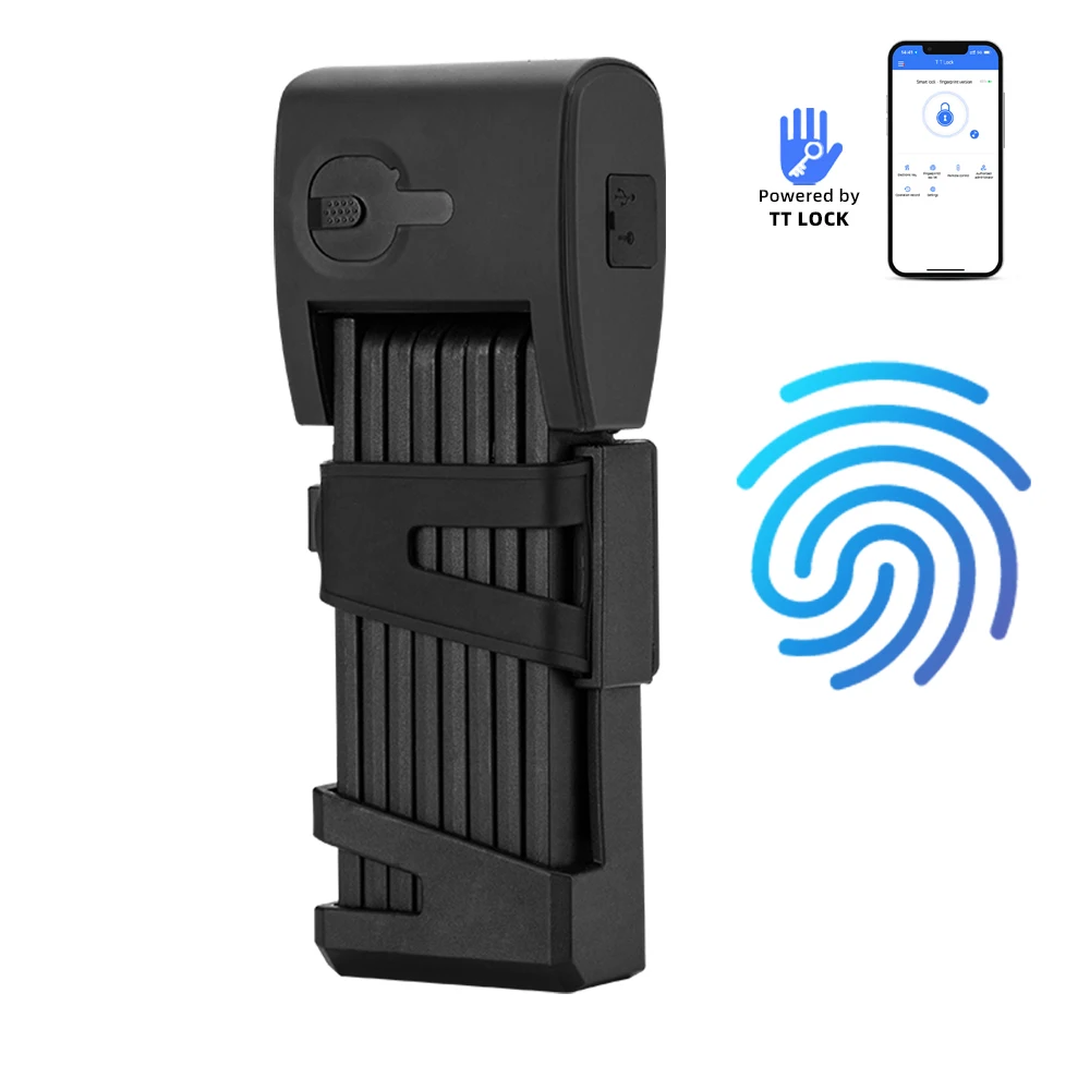 

RAYKUBE Умный складной велосипедный замок