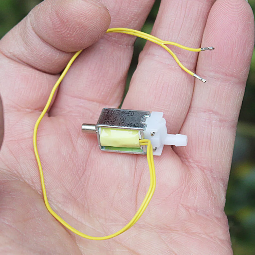 

DC 3.7V-5V Micro Mini Solenoid Valve Normally Open N/O Small Electromagnetic Water Valve Air Valve Exhaust Valve Electric Switch