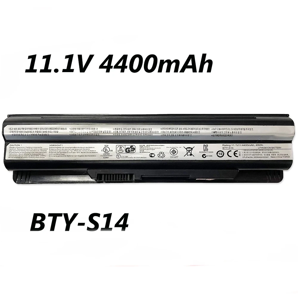 BTY-S14 BTY-S15 11 1 V 4400mAh аккумулятор для ноутбука MSI GE70 GE60 FX720 GE620 GE620DX ДЛЯ Medion Akoya Mini E1311