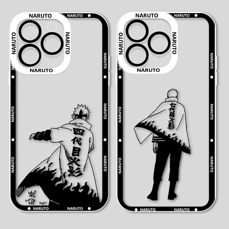 Чехол Anime Narutos Hokage Apple для iPhone 15 14 13 12 11 Mini XS XR X Pro MAX 8 7 6 Plus SE Angel Eyes прозрачный