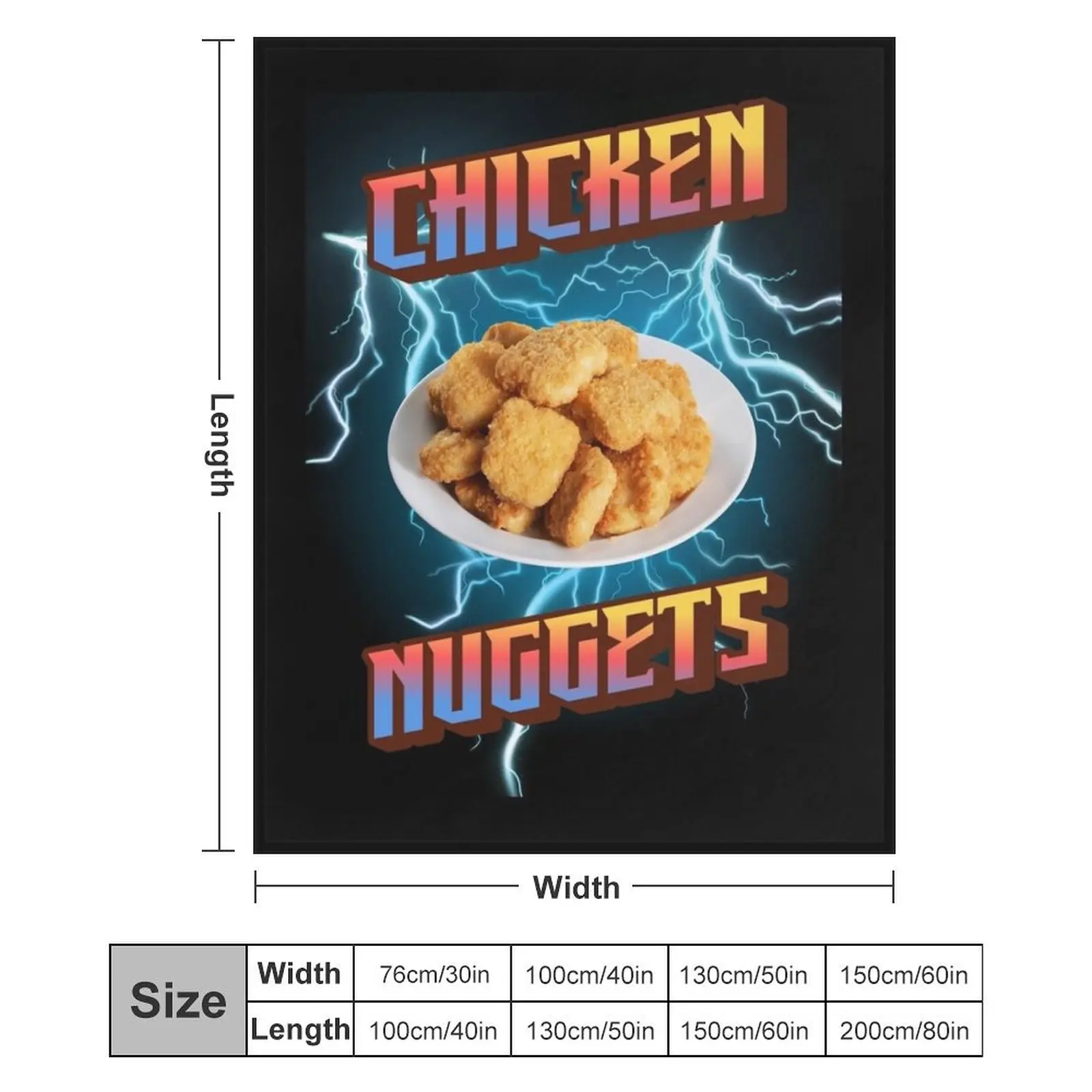 Куриные наггетсы забавные хэви-метал рэп-бутлег-стиль куриные в стиле ретро