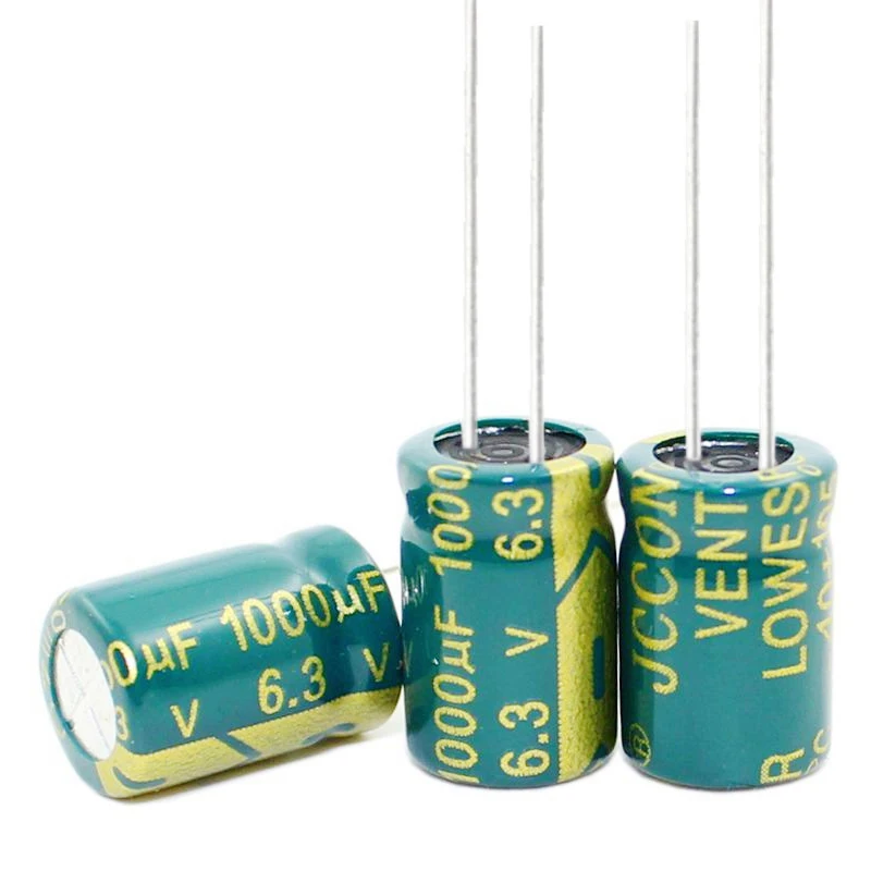 50 шт. 6 3v1000uf 8x12 1000 мкФ 3V105C ° высокочастотные электролитические конденсаторы с