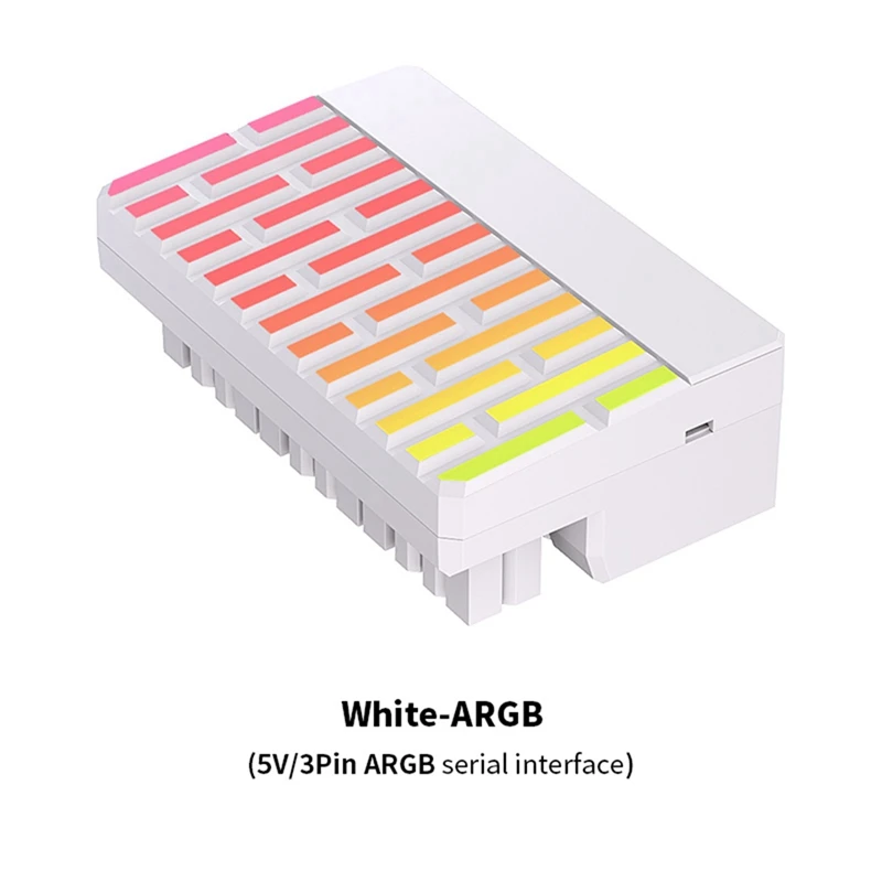 ATX 24-контактный 90 ° Адаптер разъема питания 5 В 3-контактный ARGB разъем мама-папа DIY