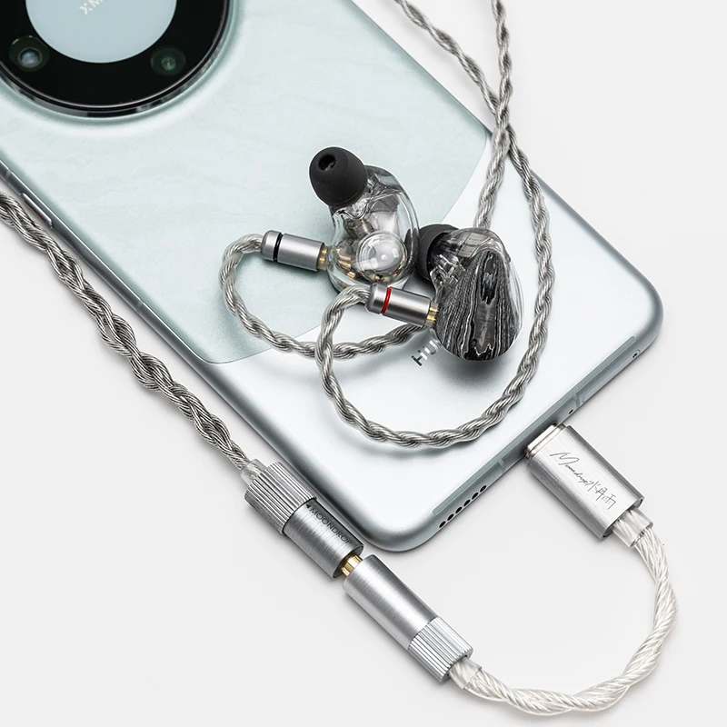 MOONDROP ECHO-A Высокое разрешение 3,5 мм односторонний портативный ЦАПусилитель USB-C декодерный усилитель (art.: 3920cbff6e648) - 3920cbff6e648
