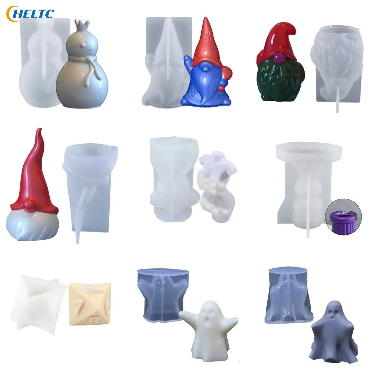 

37style Nordic Candlestick Silicone Mold DIY Plaster Cement UV Epoxy Resin Candle Holder Home Decor Handmade Gift Table Ornament