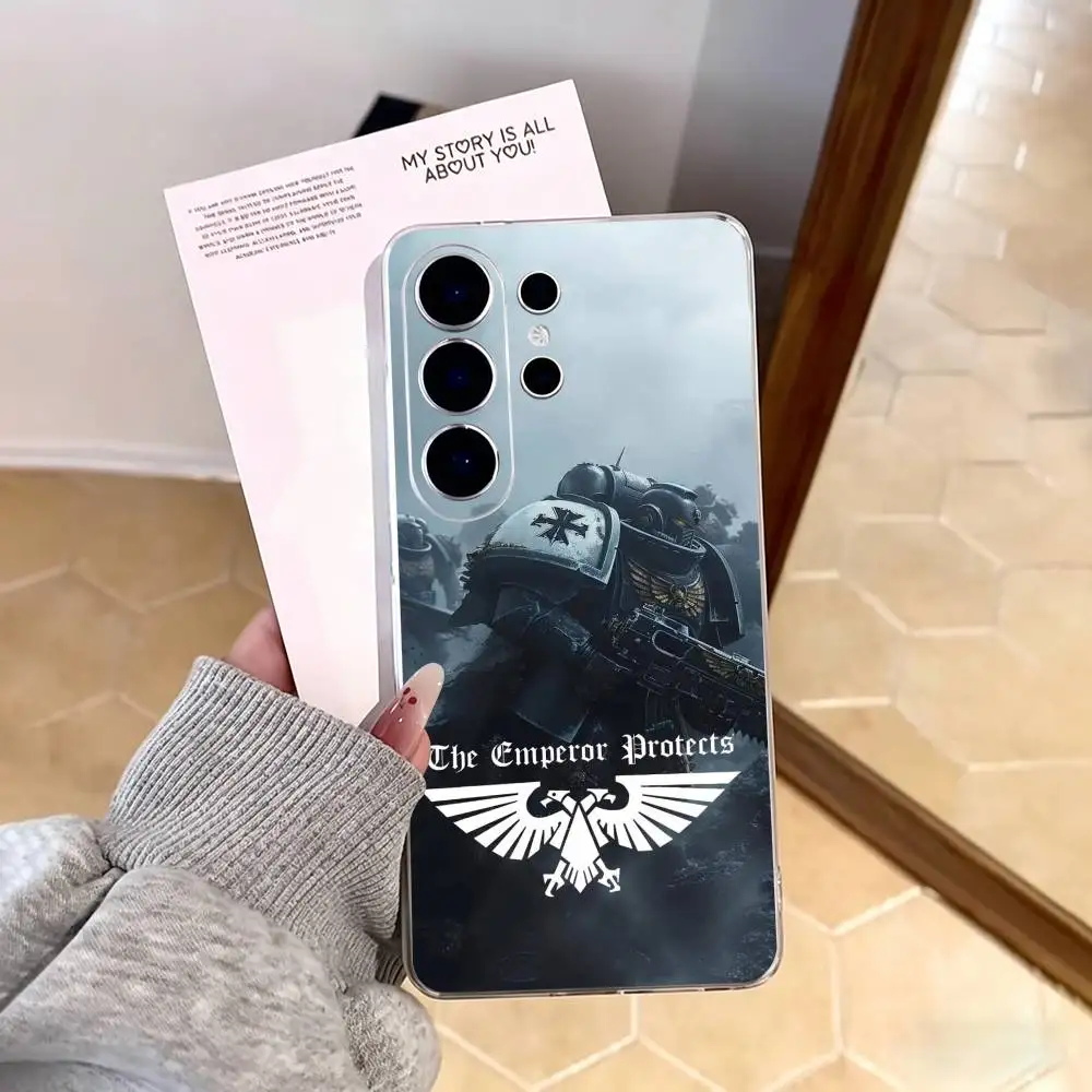 Фото Прозрачный чехол для телефона Warhammer 40k для мужчин, любящих игры, для Samsung S25, S24, S21, S22, S23, S30, Ultra, S20, Plus, FE, Note, 10, 9, 5G №2