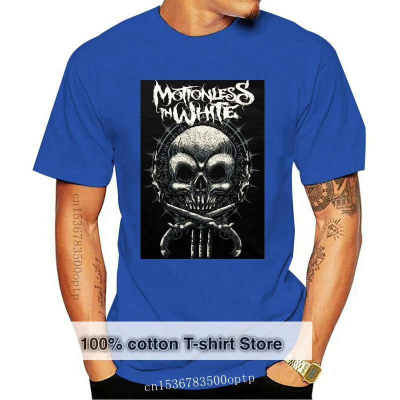 Funny Men t shirt Women novelty tshirt Motionless In White Skull Guns T-Shirt