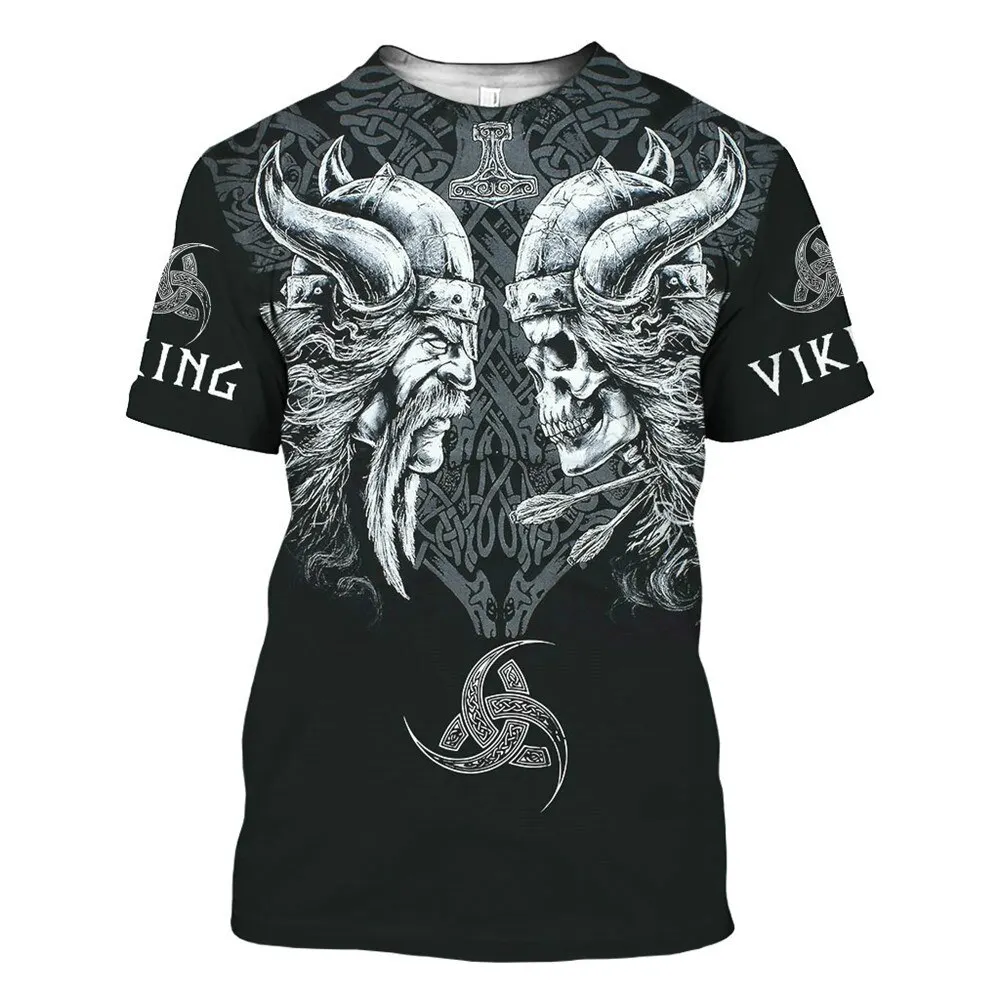 

2023 Summer New Men's 3D Print Pirate Captain Series Round Neck T-shirt Fashion Harajuku Men's Short Sleeve Shirt Top