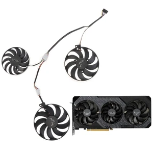 N58E 4Pin GPU Card Cooler Fans for Asus Radeon RX 5700 XT 8GB TUF X3 EVO OC RX 5600 XT RX5700 Graphics Cards As Replacement