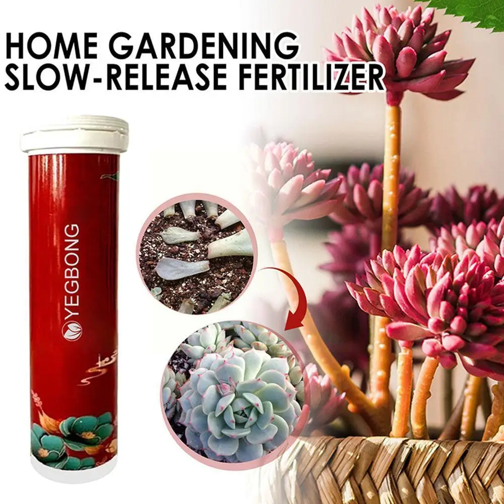 

100g Gardening Universal Slow-Release Tablet Organic Phosphorus Fertilizer Flowers Slow Release Potassium Nitrogen Plant Ag W3H3