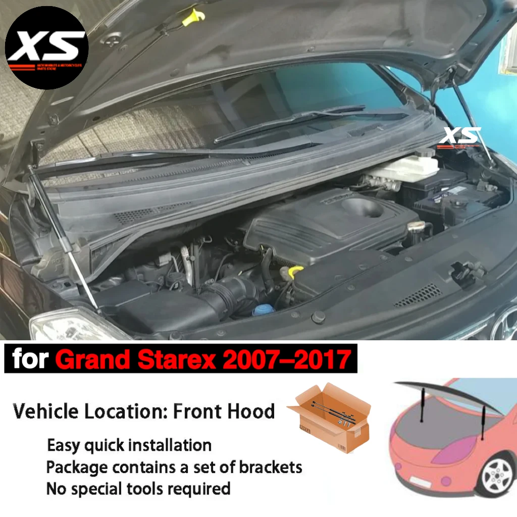 Цилиндр капота для Hyundai Starex TQ 2007-2017 модификация газовых стоек амортизаторы