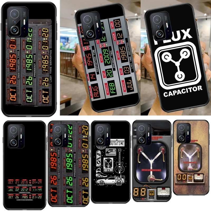 

Флюсовый конденсатор для телефона POCO F3 X3 GT NFC M3 M4 X3 Pro, чехол для Xiaomi Mi 11 Lite 9T 10T 11T Pro, Назад в будущее