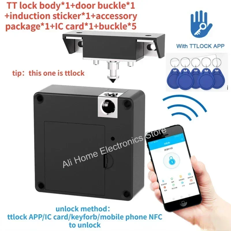 

Электронный замок TTlock для мебели