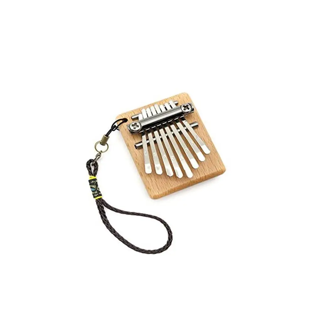 

Mini 8-tone Kalimba Wear-resistant Beech Rust-resistant Portable Finger Piano Music Instrument For Beginners Professionals Gifts