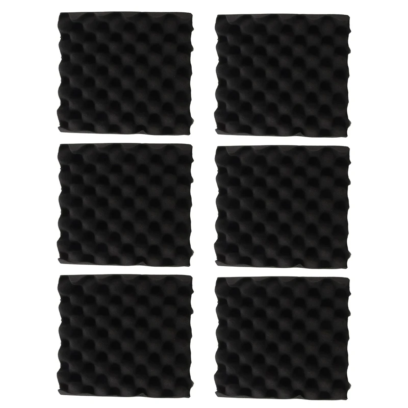 

Качество 6 шт. 25x25x5 см звукоизоляция пенопласт яичный ящик студия акустическая пена звукоизоляция лечение яйцо профиль Клин
