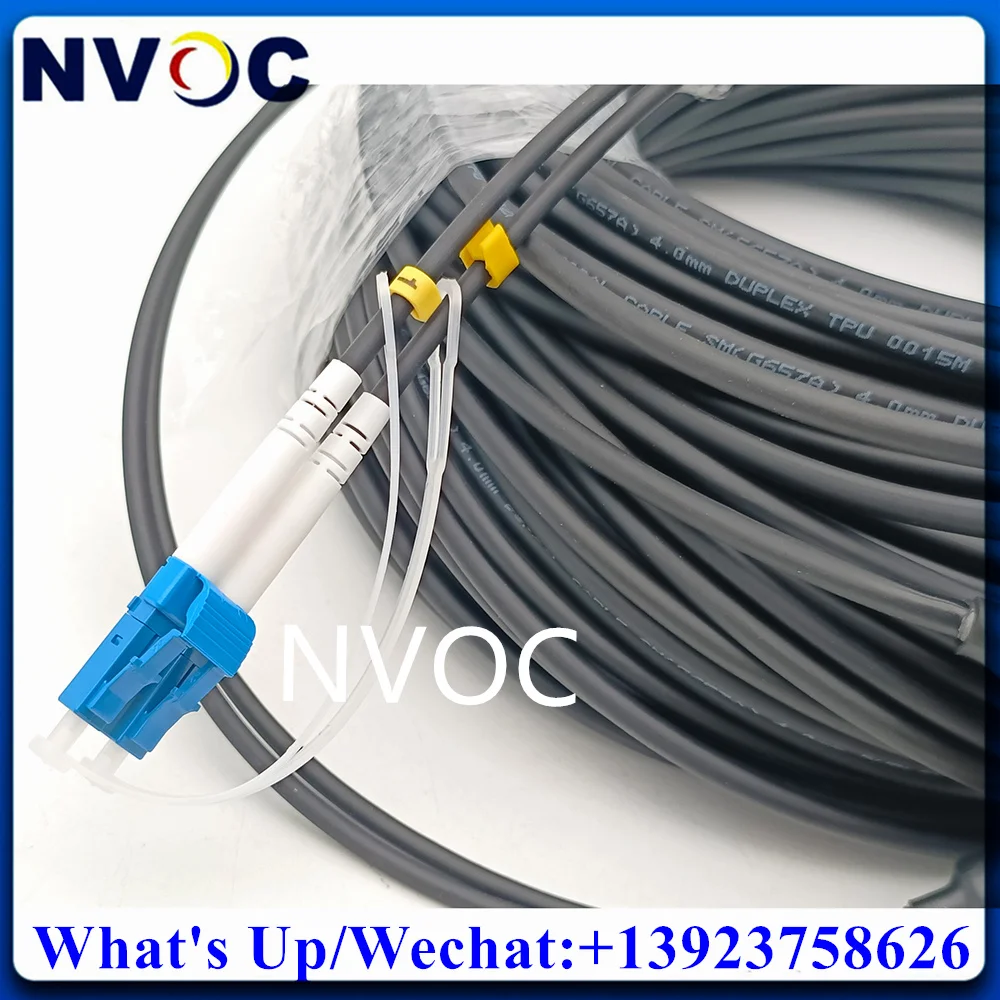 2 ядра 300 м SM G657A1 дуплексный черный кабель из ТПУ большого диаметра 5 0 мм 2C 4
