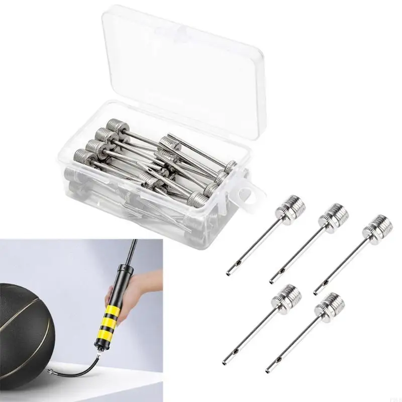 P0UB 30 PCS AIR IGEL Инфляция иглы для взорвания футбола баскетбол