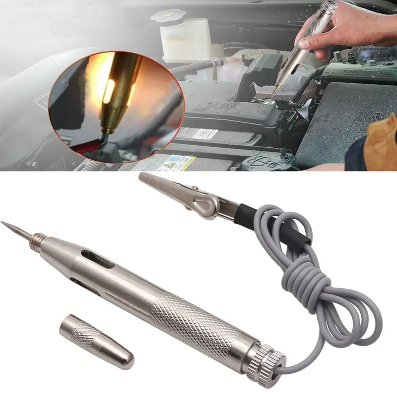 

6V 12V 24V Auto Car Motorcycle Circuit Tester Gauge Test Voltmeter Light Hot