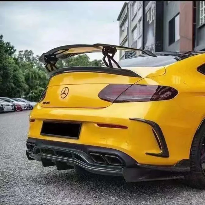 Для Mercedes Benz E Class W213 W238 E300 E350 V стильные задние ласты из углеродного волокна задний