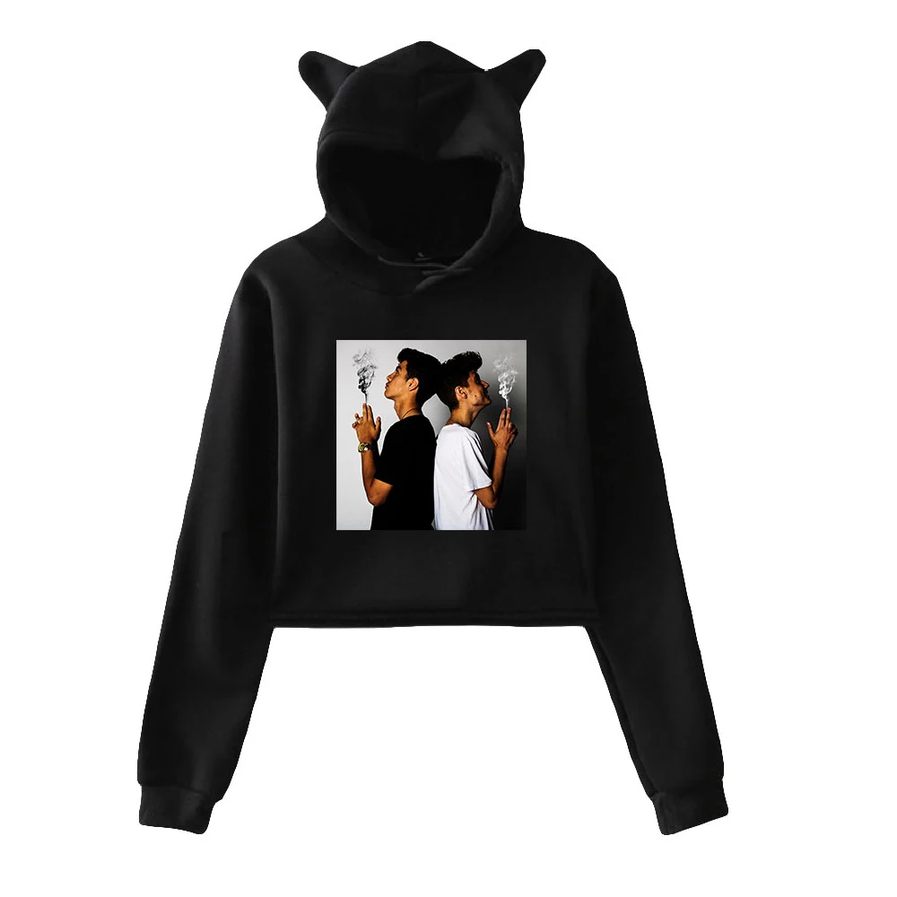 

Print Naim Darrechi Cat Ear Hoodie Woman Casual Cotton Hoodies Streetwear Accessories Leisure Hooded 2021 Tops Hot Tops