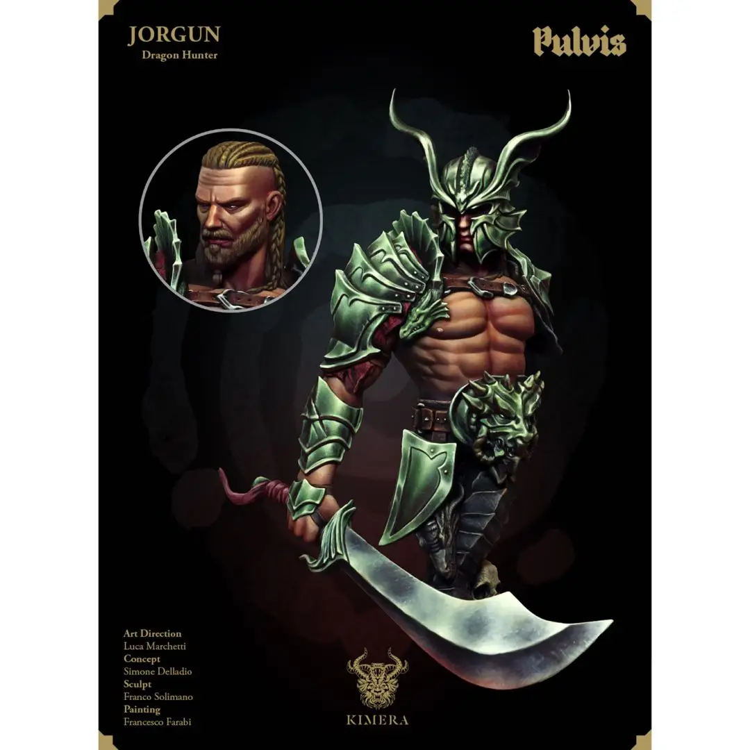

1/9 Resin Model Bust GK， Unassembled and unpainted kit