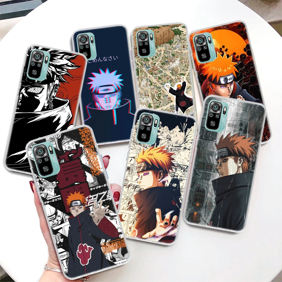 

Naruto Pain Rinnegan Coque Phone Case For Xiaomi Redmi 10 9 9A 9C 9T 8 8A 7 7A 10A 10C Prime 6 6A K20 K30 K40 Pro S2 Soft Cover