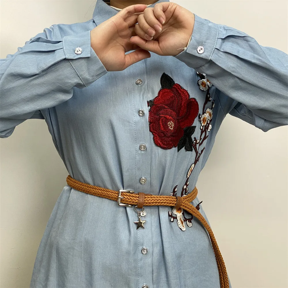 Женская мусульманская рубашка модная повседневная Турция Абая исламский