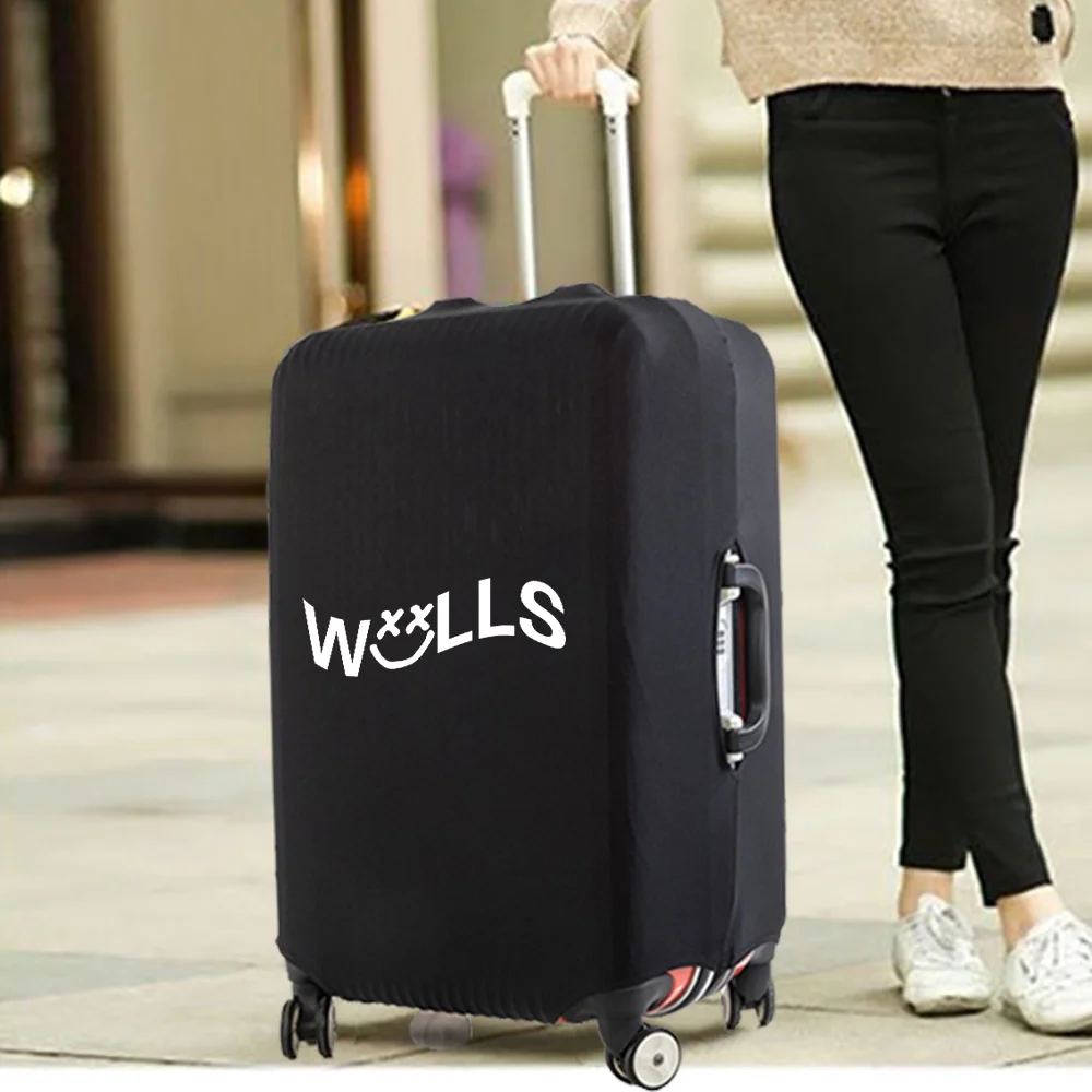 Walls Pattern Thicker Suitcase Sleeve for 18-32inch Trolley Luggage Case Protective Cover Elastic Dust Cover Travel Accessories