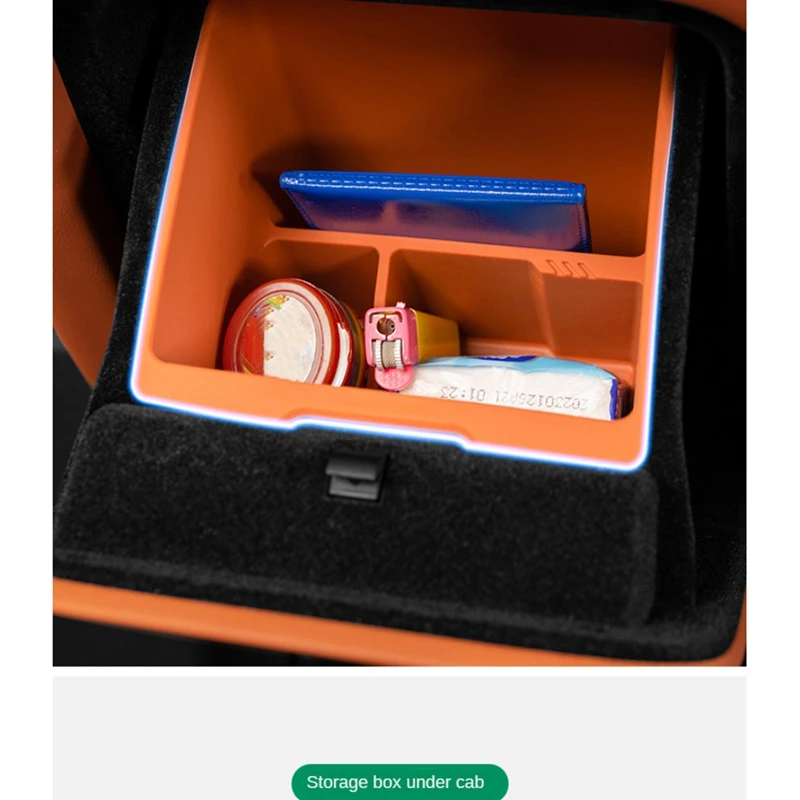 Для ведущих Lixiang 2022 2023 L7 L8 L9 Основной привод силиконовый ящик для хранения