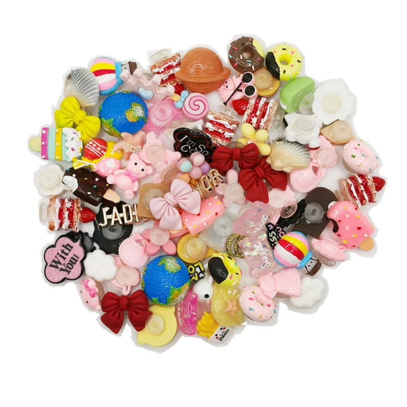 

25 шт., акриловые подвески для обуви