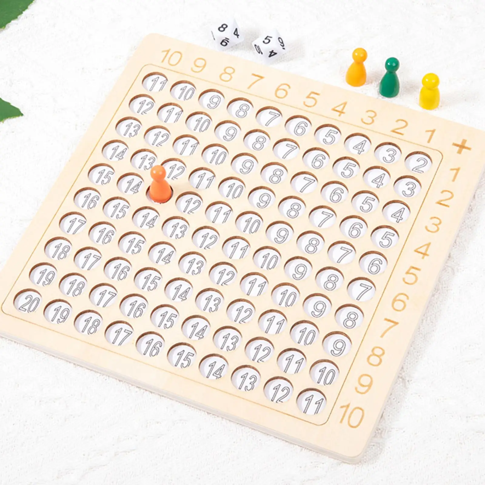 

2 in 1 Wooden Multiplication Addition Board Montessori for Preschool