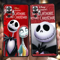 nightmare before christmas phone case for redmi k50 note 10 11 11t pro plus 7 8 8t 9s 9 k40 gaming 9a 9c 9t pro plus soft shell